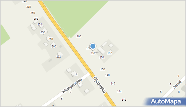 Czajowice, Ojcowska, 156, mapa Czajowice