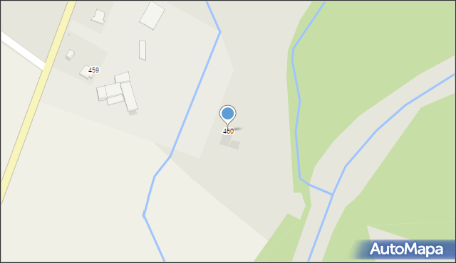 Czarny Dunajec, Ojca Świętego Jana Pawła II, 460, mapa Czarny Dunajec