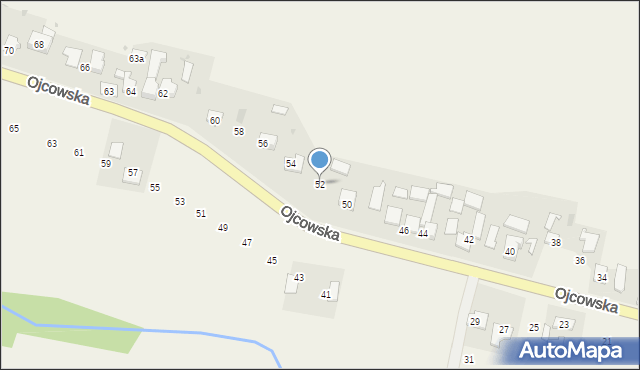 Iwanowice Włościańskie, Ojcowska, 52, mapa Iwanowice Włościańskie