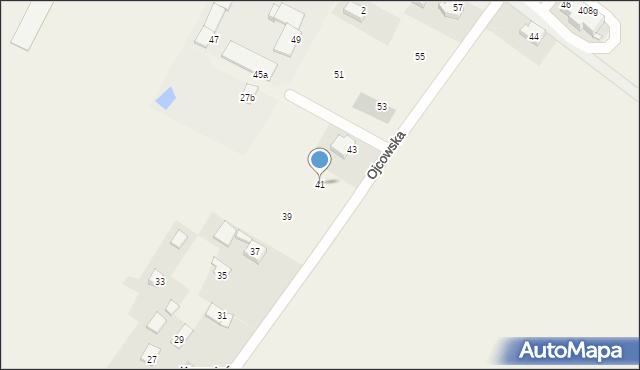 Jerzmanowice, Ojcowska, 41, mapa Jerzmanowice