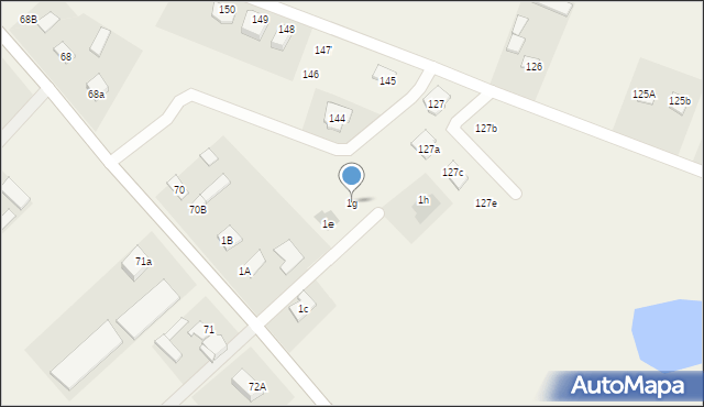 Ojrzanowo, Ojrzanowo, 1g, mapa Ojrzanowo