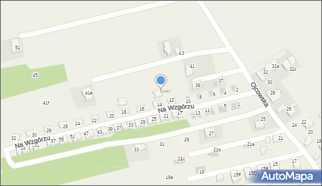 Pękowice, Ojcowska, 39a, mapa Pękowice