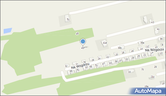 Pękowice, Ojcowska, 41f, mapa Pękowice