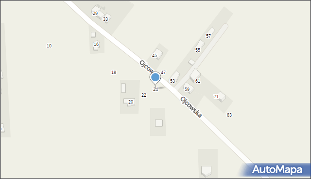 Smardzowice, Ojcowska, 24, mapa Smardzowice