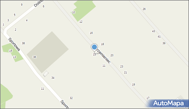 Zelków, Ojcowska, 13, mapa Zelków