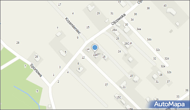 Zelków, Ojcowska, 14A, mapa Zelków