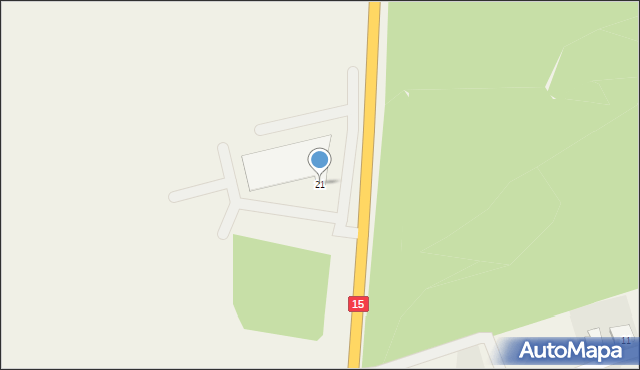 Żydowo, Ojca Świętego Jana Pawła II, 21, mapa Żydowo