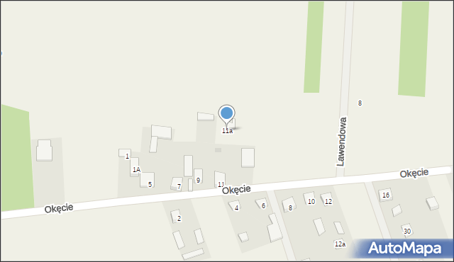 Augustówka, Okęcie, 11a, mapa Augustówka
