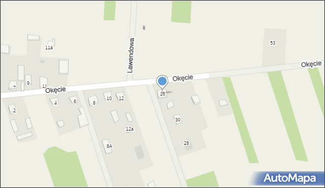 Augustówka, Okęcie, 16, mapa Augustówka