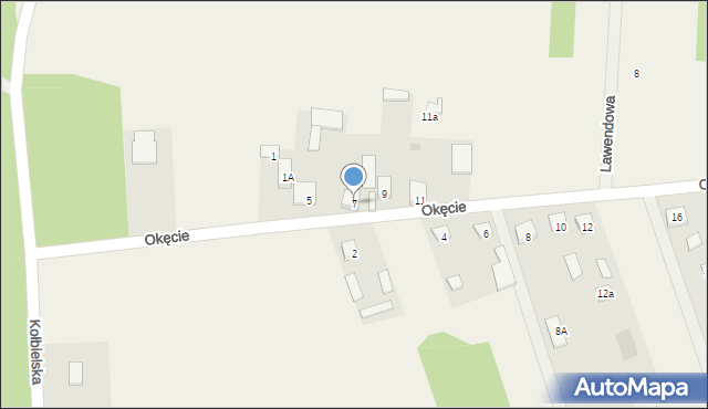 Augustówka, Okęcie, 7, mapa Augustówka