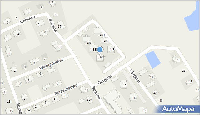 Brzozówka, Okrężna, 48A, mapa Brzozówka