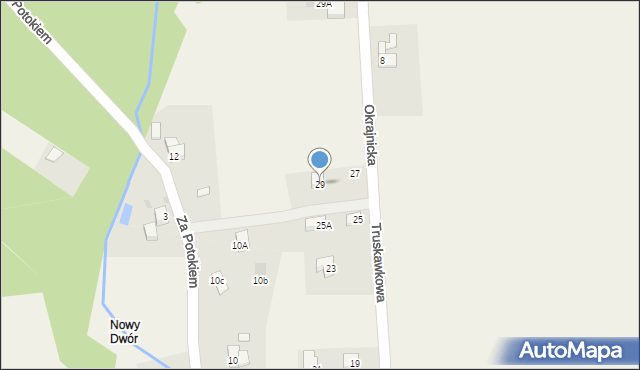 Gilowice, Okrajnicka, 29, mapa Gilowice