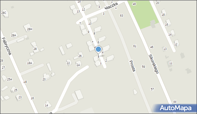 Głogów Małopolski, Okulickiego-Niedźwiadka Leopolda, gen., 3, mapa Głogów Małopolski