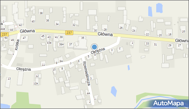 Gostycyn, Okrężna, 4, mapa Gostycyn
