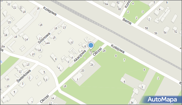 Hipolitów, Okrzei Stefana, 1, mapa Hipolitów