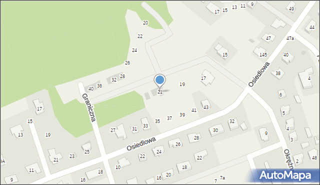 Jenin, Okrężna, 21, mapa Jenin