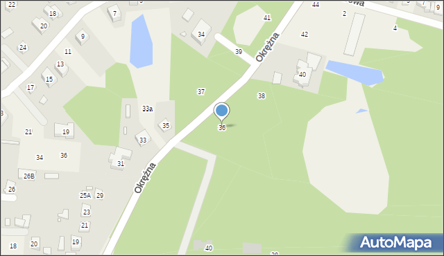 Jerzykowo, Okrężna, 36, mapa Jerzykowo