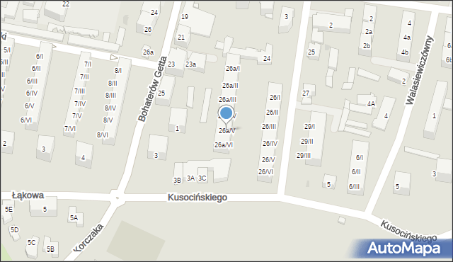 Kłodzko, Okrzei Stefana, 26a/V, mapa Kłodzka