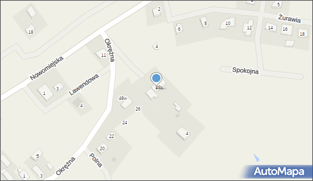 Lipowiec, Okrężna, 30, mapa Lipowiec