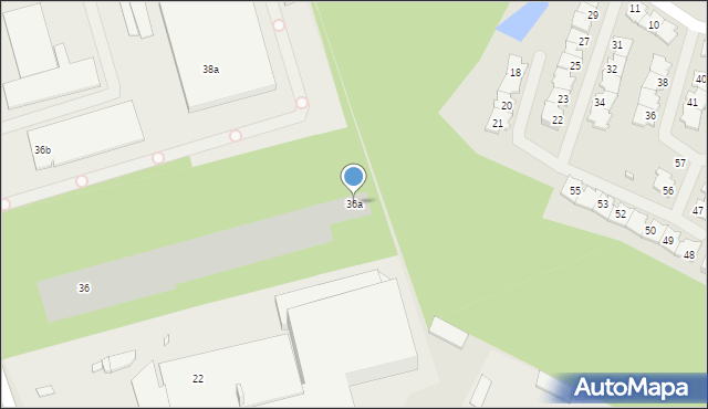 Marki, Okólna, 36a, mapa Marki