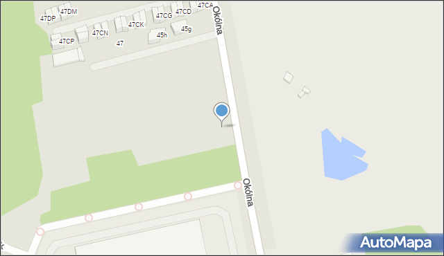 Marki, Okólna, 45d, mapa Marki