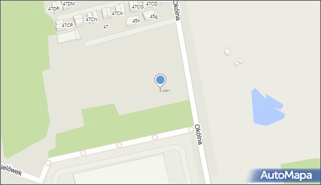 Marki, Okólna, 45dc, mapa Marki