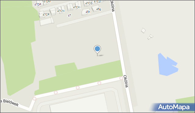 Marki, Okólna, 45dd, mapa Marki