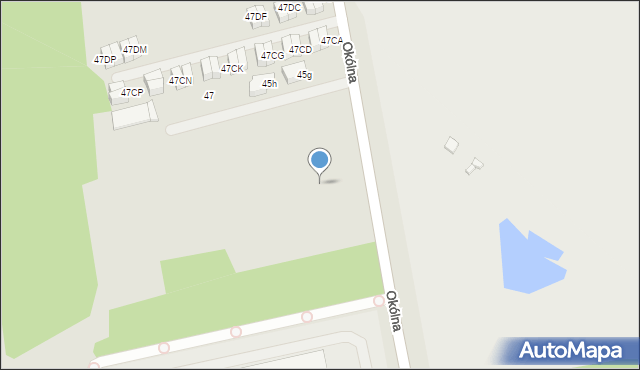 Marki, Okólna, 45dx, mapa Marki