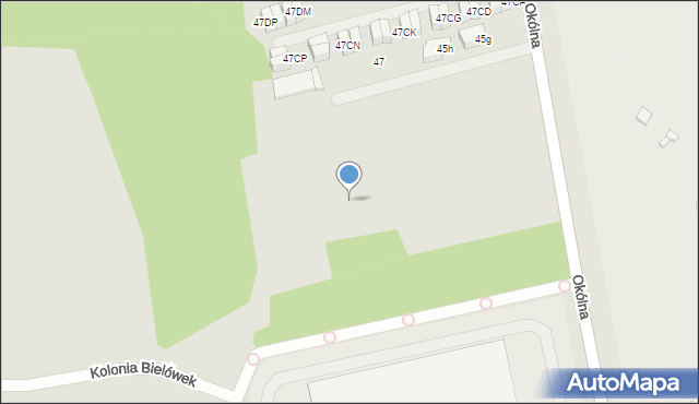 Marki, Okólna, 45eg, mapa Marki