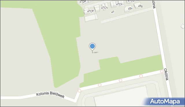 Marki, Okólna, 45ej, mapa Marki