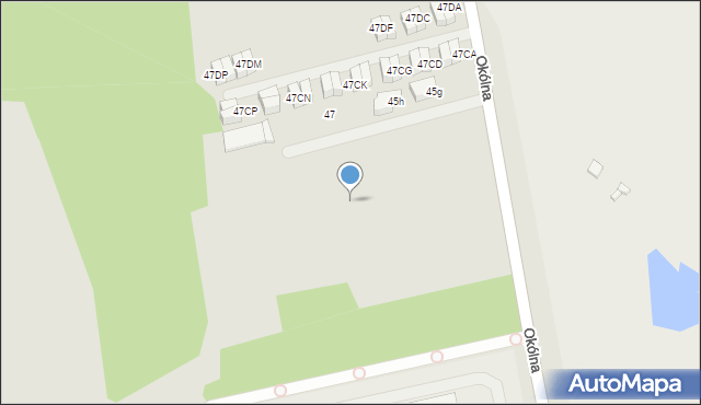 Marki, Okólna, 45ew, mapa Marki