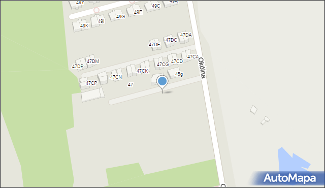 Marki, Okólna, 45fh, mapa Marki