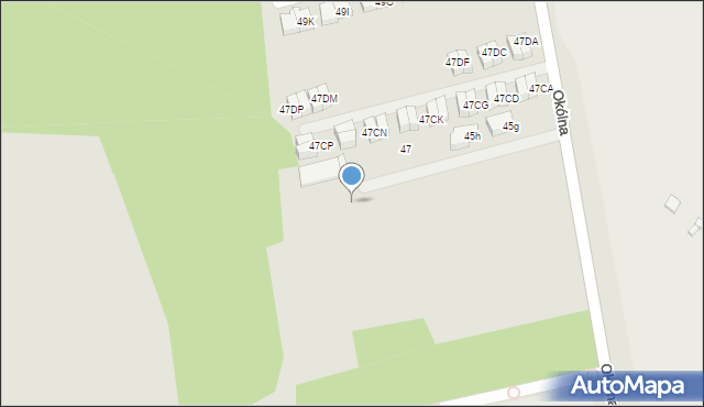 Marki, Okólna, 45fs, mapa Marki