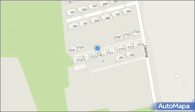 Marki, Okólna, 47cm, mapa Marki