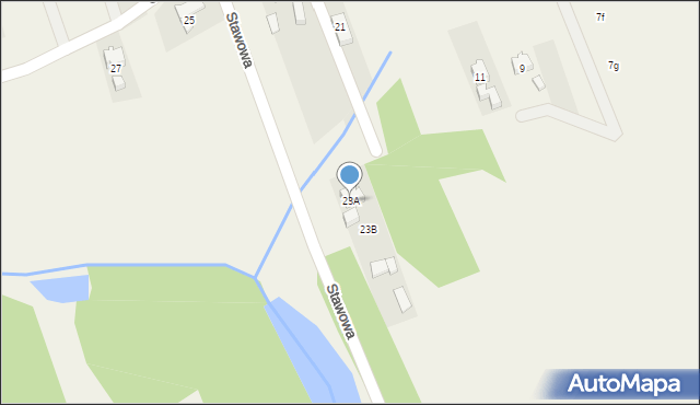 Marklowice, Okrężna, 23A, mapa Marklowice