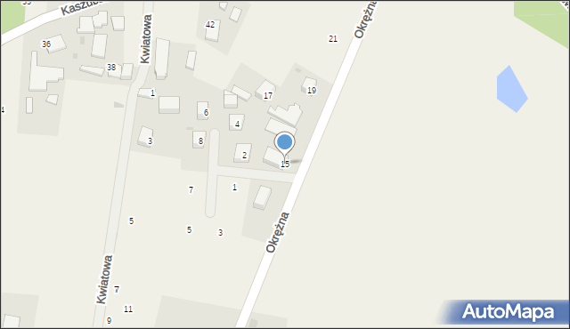 Niepoczołowice, Okrężna, 15, mapa Niepoczołowice