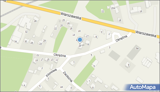 Nowe Opole, Okrężna, 10, mapa Nowe Opole
