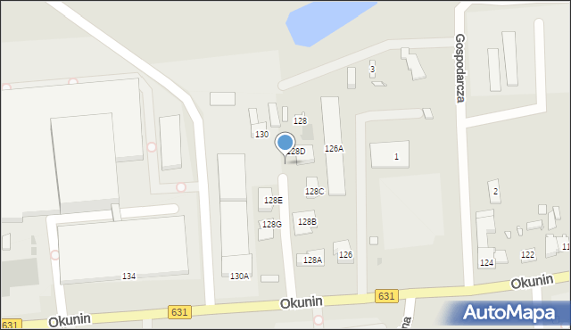 Nowy Dwór Mazowiecki, Okunin, 129d, mapa Nowy Dwór Mazowiecki