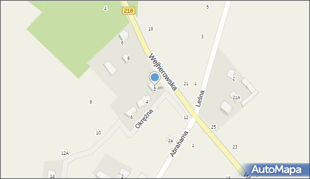 Nowy Dwór Wejherowski, Okrężna, 2, mapa Nowy Dwór Wejherowski