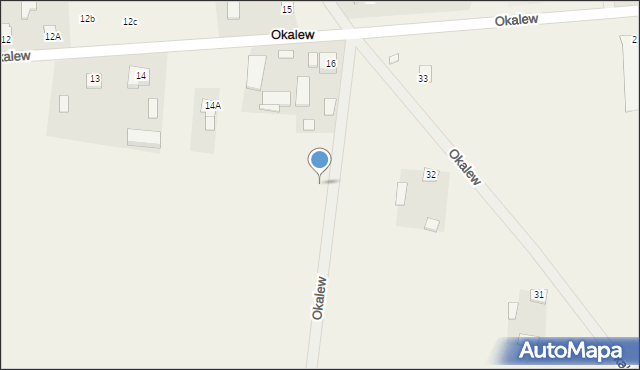 Okalew, Okalew, 16b, mapa Okalew