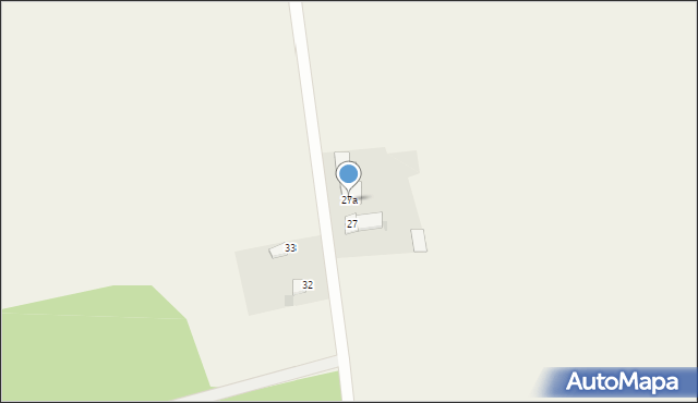 Okaliniec, Okaliniec, 27a, mapa Okaliniec