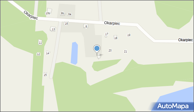 Okarpiec, Okarpiec, 8c, mapa Okarpiec