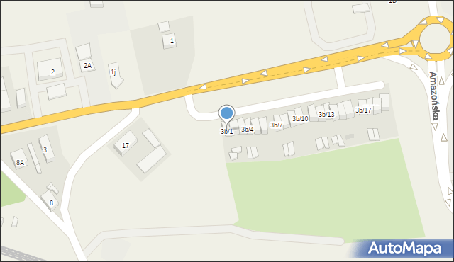 Okmiany, Okmiany, 3b/1, mapa Okmiany