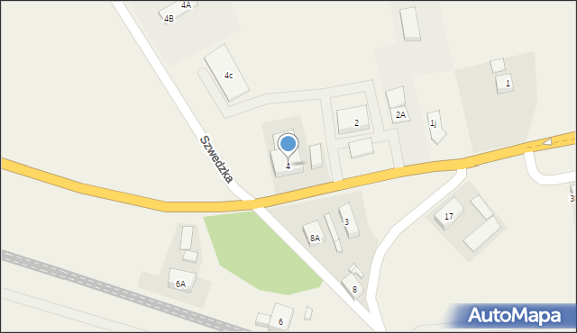 Okmiany, Okmiany, 4, mapa Okmiany