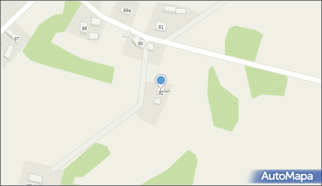 Okmiany, Okmiany, 92, mapa Okmiany