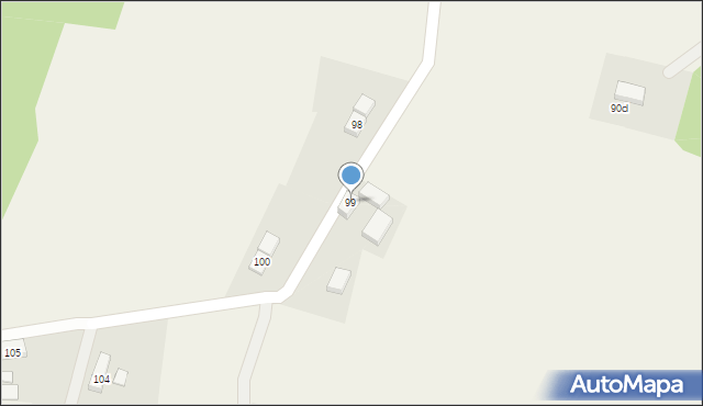 Okmiany, Okmiany, 99, mapa Okmiany