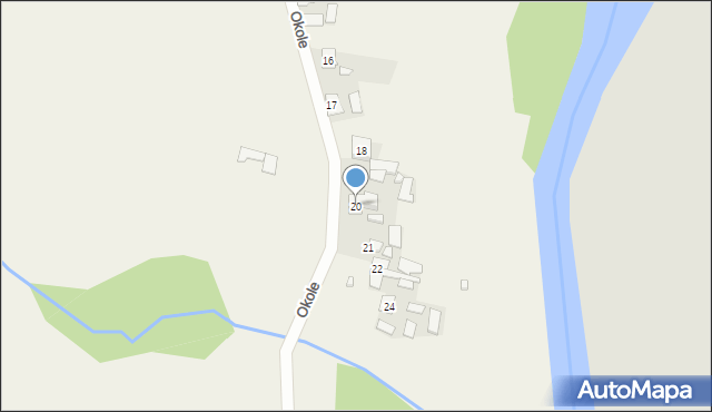 Okole, Okole, 20, mapa Okole