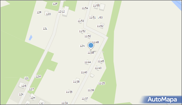 Okołowice, Okołowice, 11/46, mapa Okołowice