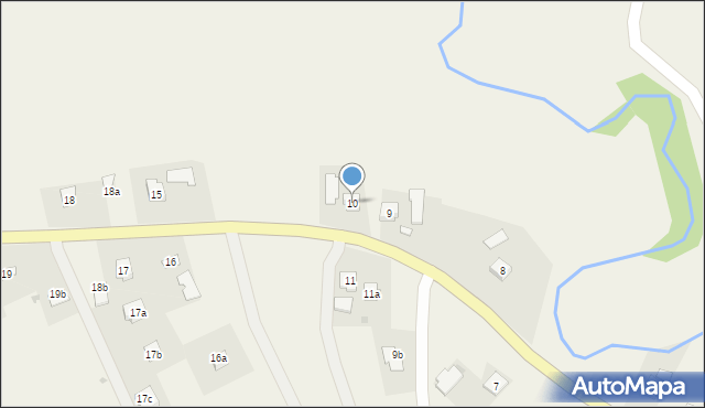 Okonin, Okonin, 10, mapa Okonin