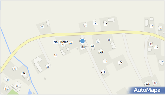 Okonin, Okonin, 19b, mapa Okonin